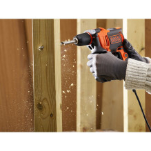 Grąžtas - Black &amp; Decker BEH710-QS 2800 RPM Juodas, Oranžinis