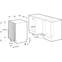 Įmontuojama indaplovė Gorenje GV520E11 Įmontuojama indaplovė Gorenje GV520E11