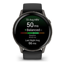 Garmin Venu 4 Išmanusis laikrodis 45mm Black / Slate Gray
