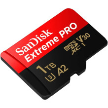 SD MicroSD kortelė 1TB SanDisk Extreme Pro SDXC, įsk. Prisitaikyti SD MicroSD kortelė 1TB SanDisk Extreme Pro SDXC, įsk. Prisitaikyti