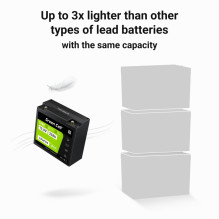 Accumulator CUBE LiFePO4 20Ah 12V / 12.8V 256Wh Accumulator CUBE LiFePO4 20Ah 12V / 12.8V 256Wh