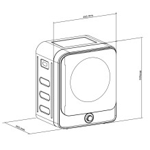 GreenBlue electric tumble dryer for clothes, 3kg load, GB415 GR GreenBlue electric tumble dryer for clothes, 3kg load, GB415 GR