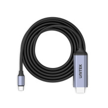 UNITEK USB-C į HDMI kabelis - 8K, USB 4, HDR10+, 1,8 m UNITEK USB-C į HDMI kabelis - 8K, USB 4, HDR10+, 1,8 m