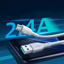 USB Cable Joyroom 'S-UM018A13' white 'Micro-USB' 200cm
