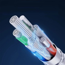 USB Cable Joyroom 'S-UM018A13' white 'Micro-USB' 200cm