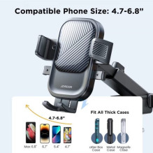 Joyroom car holder 'JR-OK6' black (non-magnetic / adhesive) Joyroom car holder 'JR-OK6' black (non-magnetic / adhesive)