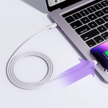 USB Cable Joyroom "A14" white "Type-C / Lightning" 120cm (up to 30W)