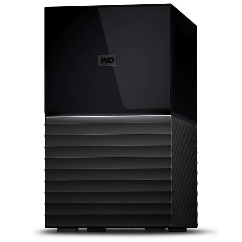 External HDD, WESTERN DIGITAL, My Book Duo, 16TB, USB-C, USB 3.0, Drives 2, Black, WDBFBE0160JBK-EESN