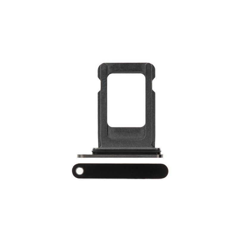 SIM card holder for iPhone 12 Black original (used Grade A)
