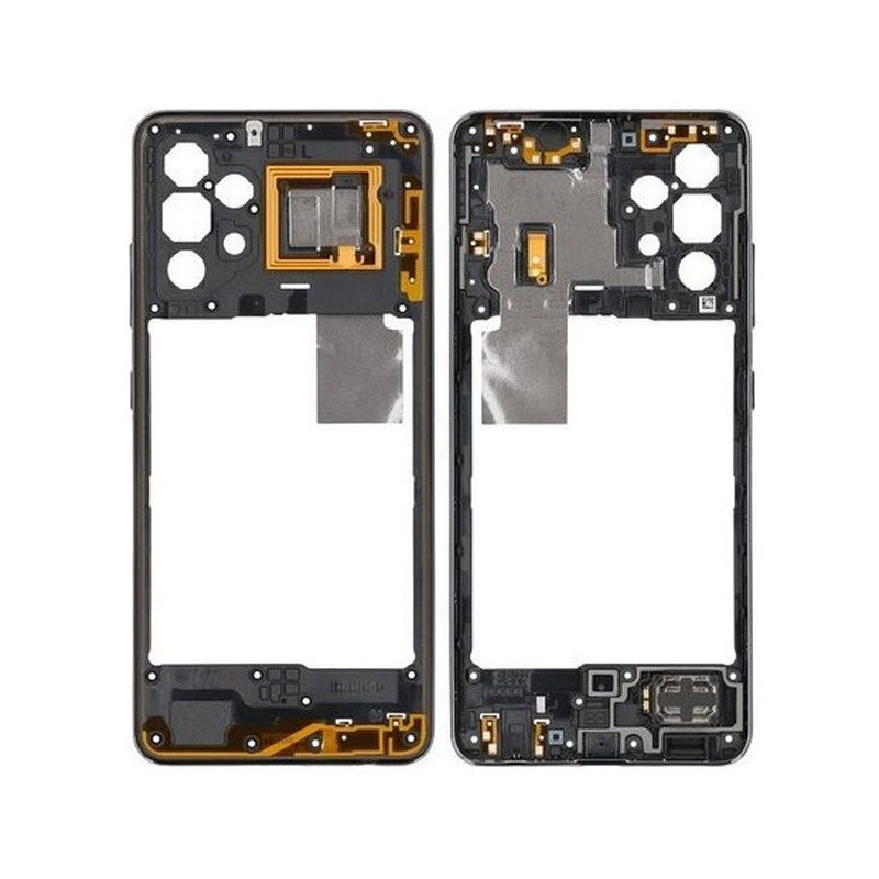 Middle housing Samsung A325 A32 4G with buzzer Black original (used Grade B)