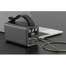 Evelatus Outdoor Power Bank 22.5W 60000 mAh / 7 outputs 2 inputs Black