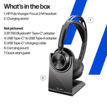 Ausinės Poly Focus 2 (9T9J6AA) Ausinės Poly Focus 2 (9T9J6AA)