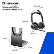 Ausinės Poly Voyager Focus 2 (9T9J5AA) Ausinės Poly Voyager Focus 2 (9T9J5AA)