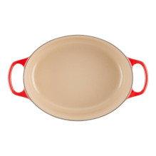 Kepimo Indas - Le Creuset Signature Ovalus Keptuvas 27 cm Raudonas