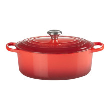 Kepimo Indas - Le Creuset Signature Ovalus Keptuvas 27 cm Raudonas