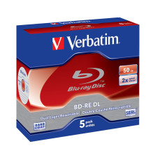 Bluray Verbatim 50GB 5pcs JewelC. 2x White Blue Bluray Verbatim 50GB 5pcs JewelC. 2x White Blue