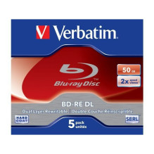 Bluray Verbatim 50GB 5pcs JewelC. 2x White Blue Bluray Verbatim 50GB 5pcs JewelC. 2x White Blue