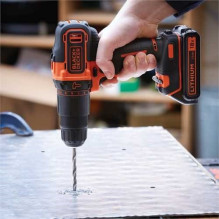 Gręžtuvas - Black&Decker BDCHD18-QW 18 V 1 400 aps. / min Juodas Gręžtuvas - Black&Decker BDCHD18-QW 18 V 1 400 aps. / min Juodas