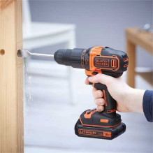 Gręžtuvas - Black&Decker BDCHD18-QW 18 V 1 400 aps. / min Juodas Gręžtuvas - Black&Decker BDCHD18-QW 18 V 1 400 aps. / min Juodas