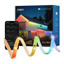 LED Juostinė Šviesa - LEPRO SW1 10 m "Wi‑Fi" "Bluetooth" RGBIC IP65