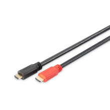 DIGITUS HDMI jungiamasis kabelis su Ethernet, stiprintuvas, 10m, juodas DIGITUS HDMI jungiamasis kabelis su Ethernet, stiprintuvas, 10m, juodas