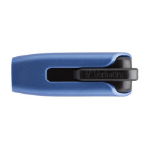 USB atmintinė 128GB Verbatim 3.2 V3 Max Juoda / blue mažmeninė prekyba USB atmintinė 128GB Verbatim 3.2 V3 Max Juoda / blue mažmeninė prekyba