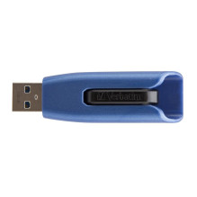 USB zibatmiņa 128GB Verbatim 3.2 V3 Max Black / blue mazumtirdzniecībā USB zibatmiņa 128GB Verbatim 3.2 V3 Max Black / blue mazumtirdzniecībā