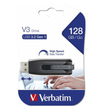 USB zibatmiņa 128GB Verbatim 3.2 Store'n Go V3 Black mazumtirdzniecībā USB zibatmiņa 128GB Verbatim 3.2 Store'n Go V3 Black mazumtirdzniecībā