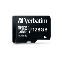 SD MicroSD karte 128GB Verbatim SDXC Premium Class10 + adapteris mazumtirdzniecībai