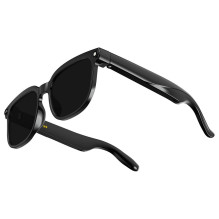 Smart AI glasses with music and recording, black glass, TITMO G-200, black