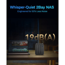 TERRAMASTER F2-425 2-bay NAS 4GB DDR4 (Bez cietā diska)