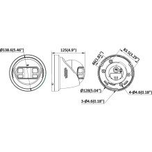IP kamera Hikvision DS-2CD2387G3P-LIS2UY / SL(180°)(O-STD)