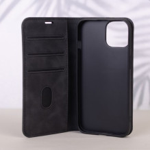 Dėklas "Smart Suede" skirtas Samsung A566 A56 5G juodas Dėklas "Smart Suede" skirtas Samsung A566 A56 5G juodas