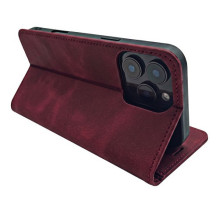 Dėklas "Smart Suede" skirtas Xiaomi Redmi Note 15 5G bordo Dėklas "Smart Suede" skirtas Xiaomi Redmi Note 15 5G bordo