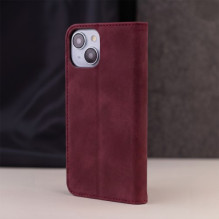 Dėklas "Smart Suede" skirtas Xiaomi Redmi Note 15 5G bordo Dėklas "Smart Suede" skirtas Xiaomi Redmi Note 15 5G bordo