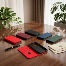 Dėklas "Smart Suede" skirtas Xiaomi Redmi Note 15 5G bordo Dėklas "Smart Suede" skirtas Xiaomi Redmi Note 15 5G bordo