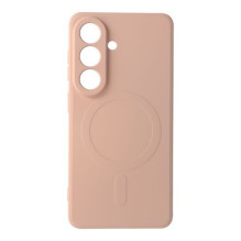 Dėklas "Silicone Mag Cover" skirtas Samsung A566 A56 5G rožinis