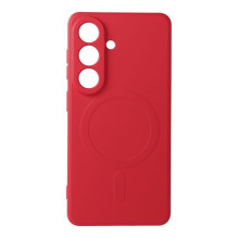 Dėklas "Silicone Mag Cover" skirtas Samsung A566 A56 5G raudonas