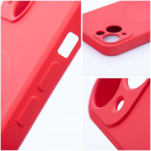 Dėklas "Silicone Mag Cover" skirtas Samsung A566 A56 5G raudonas
