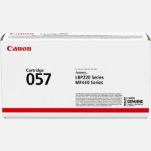 Tonerio Kasetė - Canon CRG 057 Juoda 2400-4400 puslapių Tonerio Kasetė - Canon CRG 057 Juoda 2400-4400 puslapių