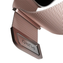 „Puro Puro Milanese“ nerūdijančio plieno „Apple Watch“ apyrankė, 38 / 40 / 41 mm – rožinė