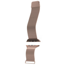 „Puro Puro Milanese“ nerūdijančio plieno „Apple Watch“ apyrankė, 38 / 40 / 41 mm – rožinė