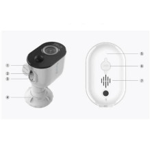 REOLINK bezpečnostní kamera Argus B310, 2.4 GHz, USB-C, Solární panel, bílá REOLINK bezpečnostní kamera Argus B310, 2.4 GHz, USB-C, Solární panel, bílá