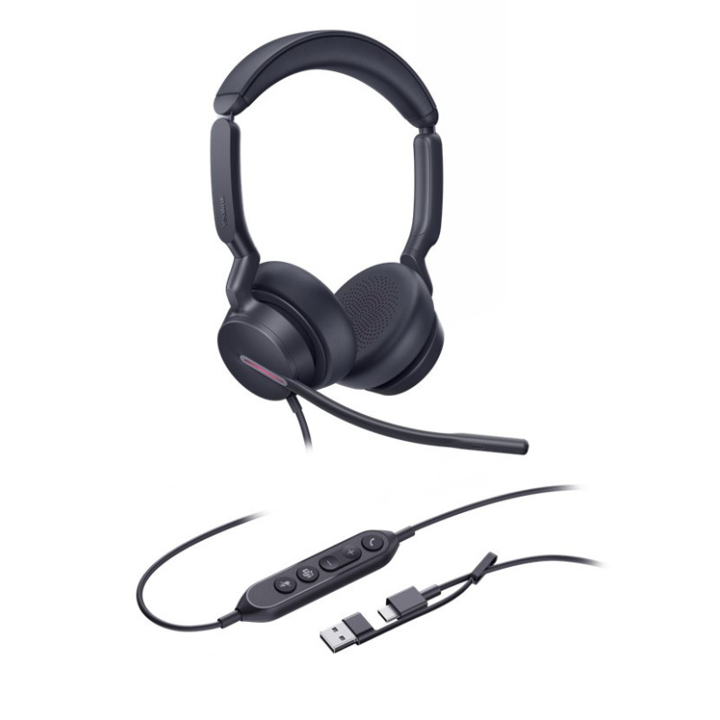 Yealink UH46 „Dual Teams“ USB-C / A ausinės