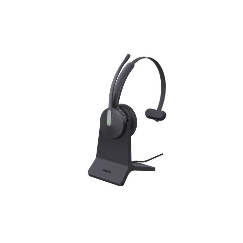 Ausinės Yealink BH70 Mono su stovu Teams Belaidės galvos juostos biuro / telefonų centro USB tipo A Bluetooth įkrovimo s