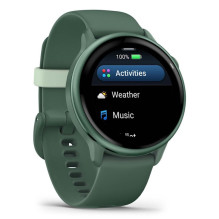 Viedpulksteni Garmin SMARTWATCH VIVOACTIVE 6 / GREEN JAS. 010-02985-02
