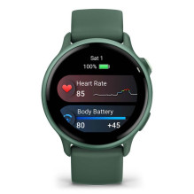 Garmin „Vivoactive 6“ metalinė jaspio žalia 42mm „Android“ Garmin „Vivoactive 6“ metalinė jaspio žalia 42mm „Android“