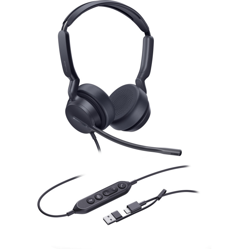 Yealink UH42 „Dual Teams“ USB-C / A ausinės