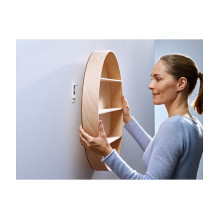 tesa adjustable adhesive screw for wallpaper plaster up to 1kg, 2 pcs.