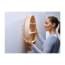 tesa adjustable adhesive screw for wallpaper plaster up to 1kg, 2 pcs.